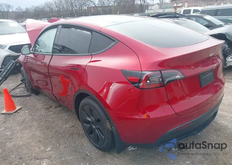 2025 Tesla Model Y Long Range Dual Motor All-Wheel Drive из США, поврежденный, VIN 7SAYGDEE2SA363107